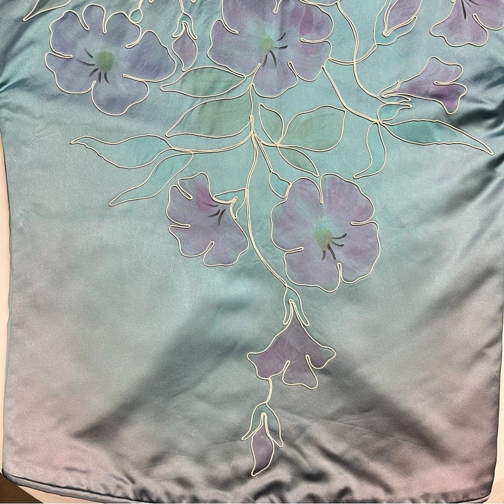 Ulla Maija Maki Silk Hand Painted Kimono - Picture 9 of 16